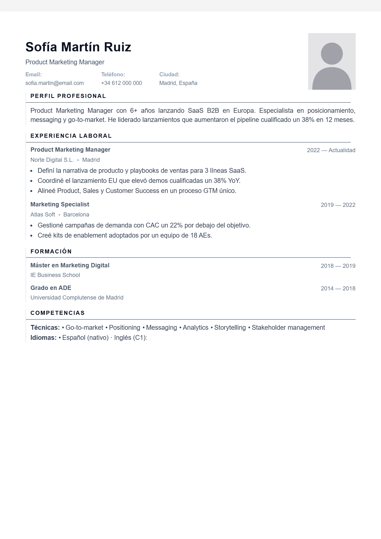 Ailevare ATS — ejemplo